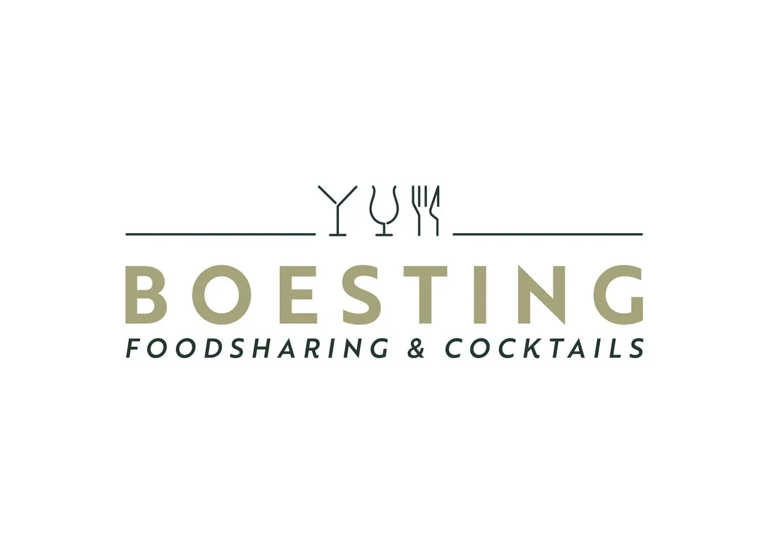 Logo van Boesting Foodsharing & Cocktails in Hasselt, stijlvolle eventlocatie voor bedrijfsevents en teambuildings
